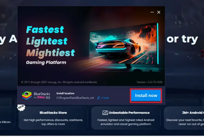 Instalacja BlueStacks Instalacja BlueStacks