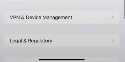Ustawienia VPN i zarządzania urządzeniami